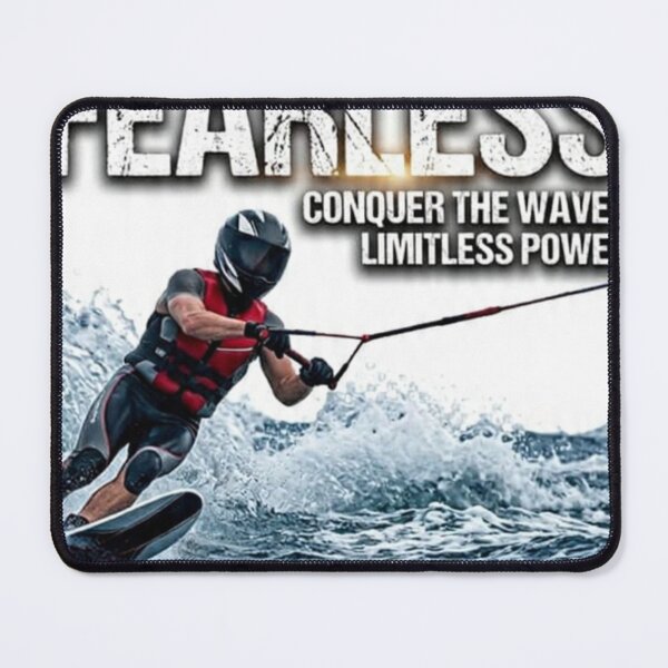 Item preview, fearless-conquer-waves-wakeboard-waterski-extreme-sports.png designed and sold by AiNaturalsOnly.