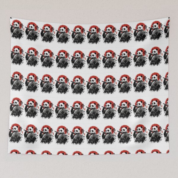 Item preview, Samurai Panda Warrior Ink Art designed and sold by Amr Siam.