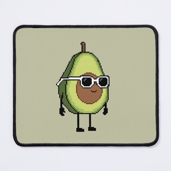 Item preview, Avocado half Pixel designed and sold by White Rim Mates.