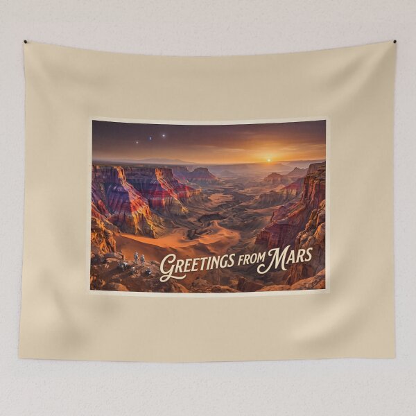 Item preview, Greetings From Mars Space Travel designed and sold by SplashTastic.