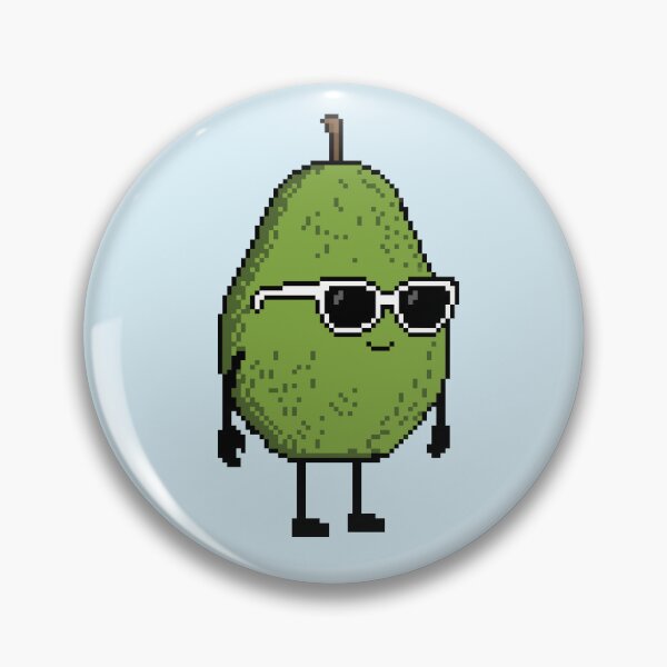 Item preview, Avocado Pixel designed and sold by White Rim Mates.