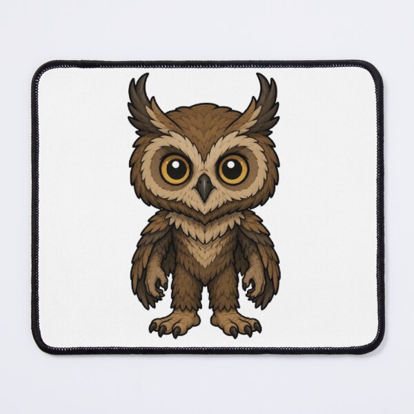 Item preview, Owlman Cryptid Mascot Design designed and sold by The Dark Files.