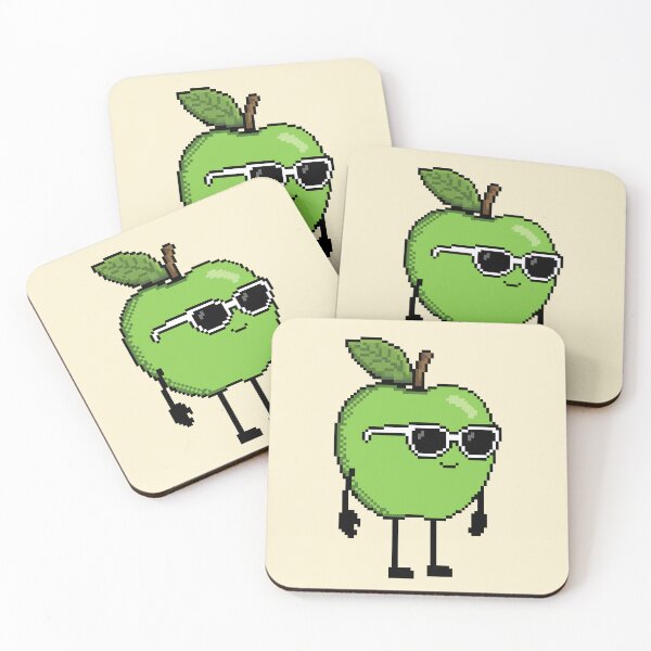 Item preview, Green Apple Pixel designed and sold by White Rim Mates.