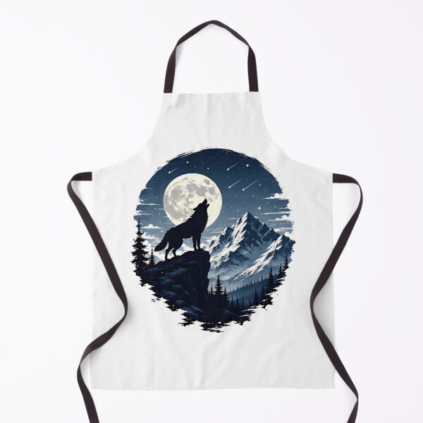Item preview, Wolf Moon Wilderness Night Art designed and sold by Amr Siam.