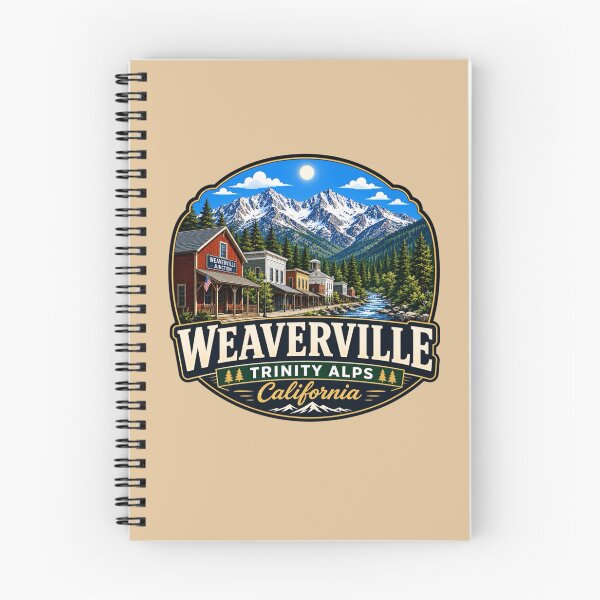 Item preview, Weaverville, Trinity Alps, California designed and sold by Myra365Art.