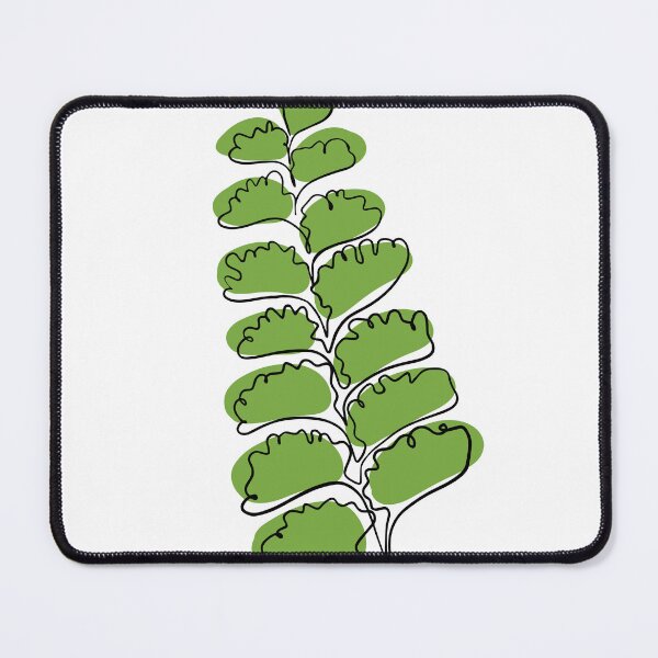Item preview, Maidenhair Fern Leaf Botanical Doodle Art designed and sold by Handyharshiya.