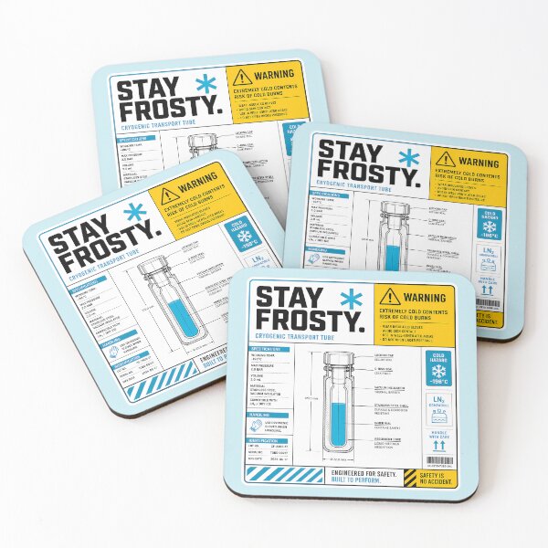 Item preview, Deep Space Cryo-Fluid Label designed and sold by agearb.