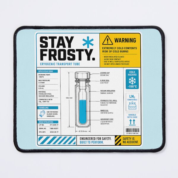 Item preview, Deep Space Cryo-Fluid Label designed and sold by agearb.