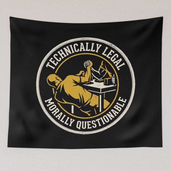 Item preview, Technically Legal Morally Questionable Armwrestling designed and sold by SplashTastic.
