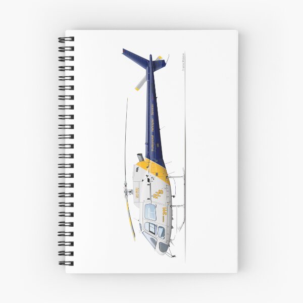 Item preview, EUROCOPTER AS350 BA VH-PHU PHC 2007 designed and sold by Grubby Fingers Aircraft Illustration.