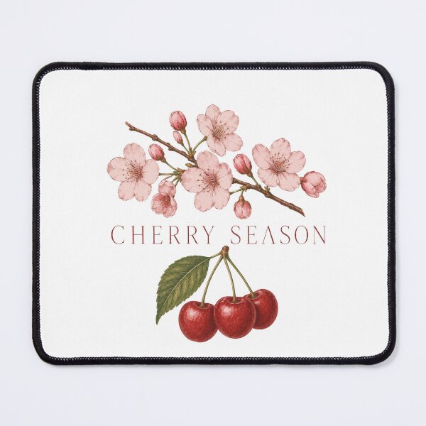 Item preview, Cherry Season Floral Shirt, Vintage Cherry Blossom Graphic, Spring Fruit Design designed and sold by Backsay.