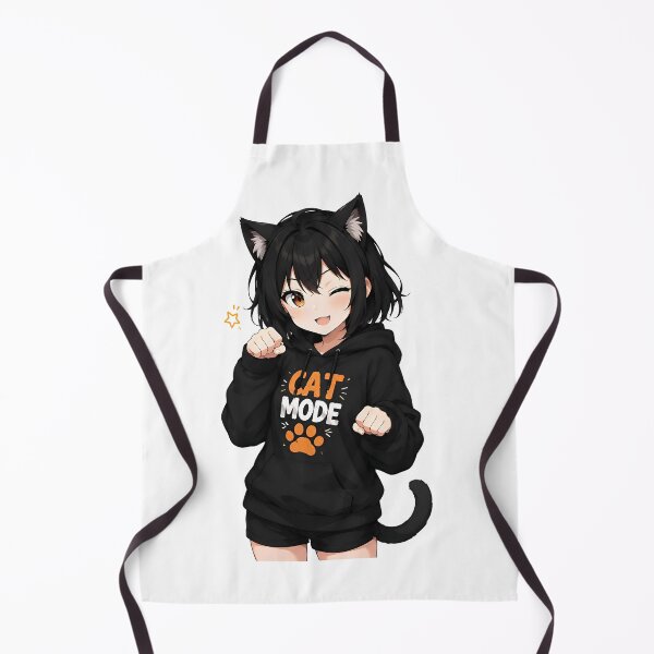 Item preview, Cat Mode Kawaii Anime Girl designed and sold by Amr Siam.