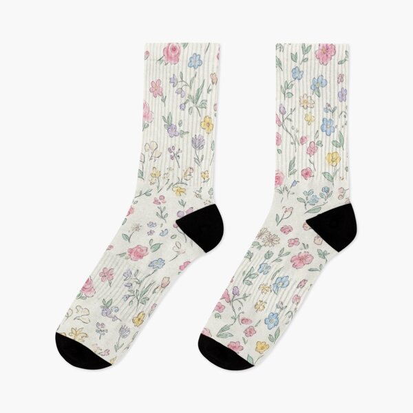 Item preview, Cottagecore Pastel Wildflower Seamless Pattern designed and sold by FashioonTrends.