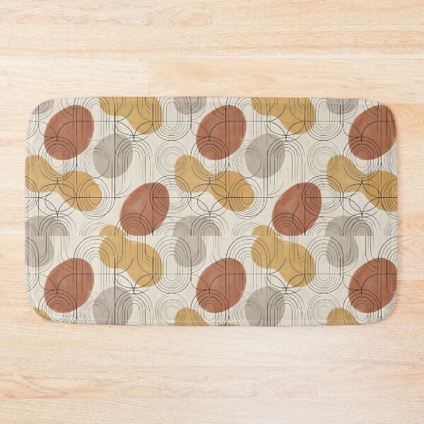 Item preview, Mid Century Modern Geometric Arch Pattern designed and sold by SplashTastic.