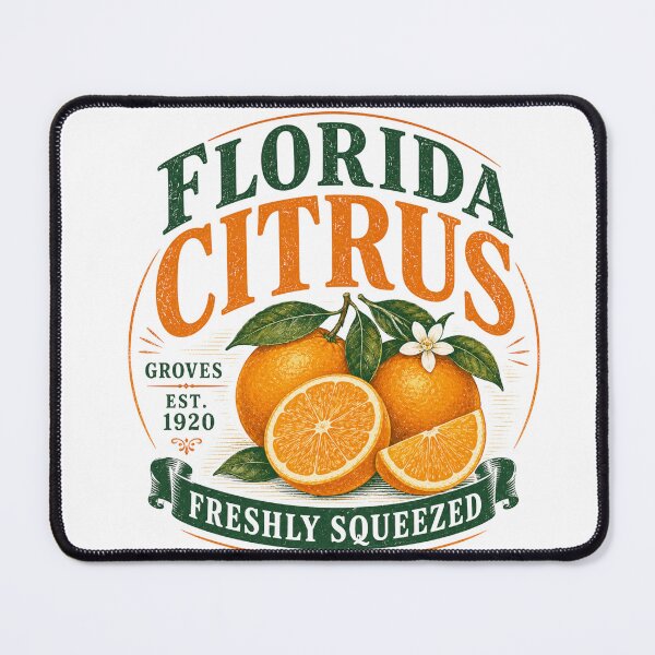 Item preview, Florida Citrus Vintage Shirt, Freshly Squeezed Orange Graphic, Retro Fruit Market Design designed and sold by Backsay.