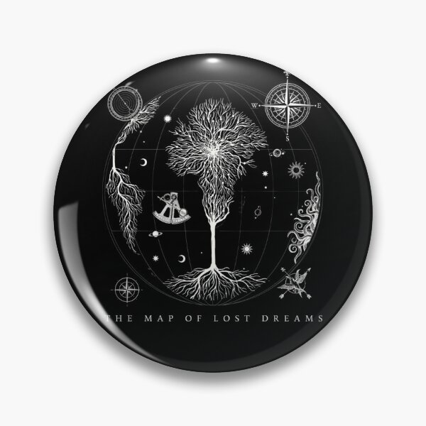Item preview, Map of Lost Dreams - Vintage Cartography Aesthetic - Mysterious Map Design designed and sold by Design_Your_Day.