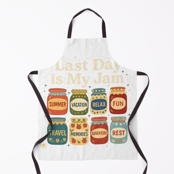 Item preview, Last Day Is My Jam Vacation Jars  designed and sold by LarrikinGiftsn.
