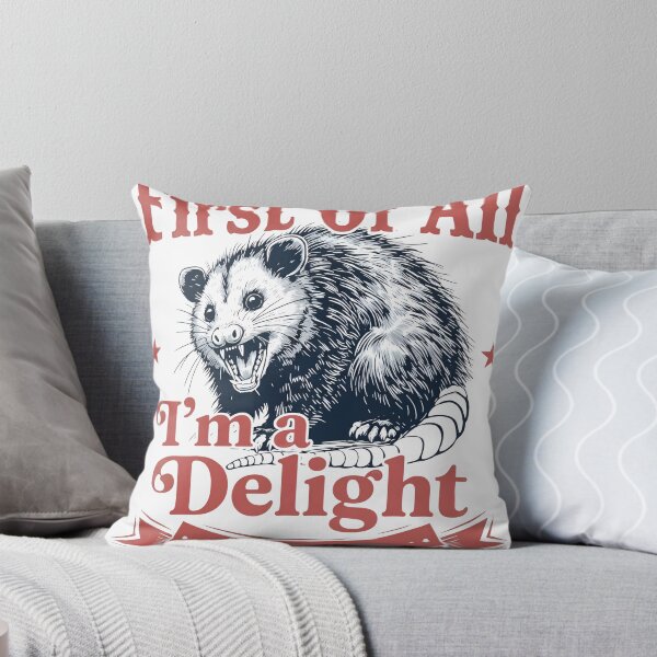 Item preview, First Of All I'm a Delight Possum designed and sold by LarrikinGiftsn.