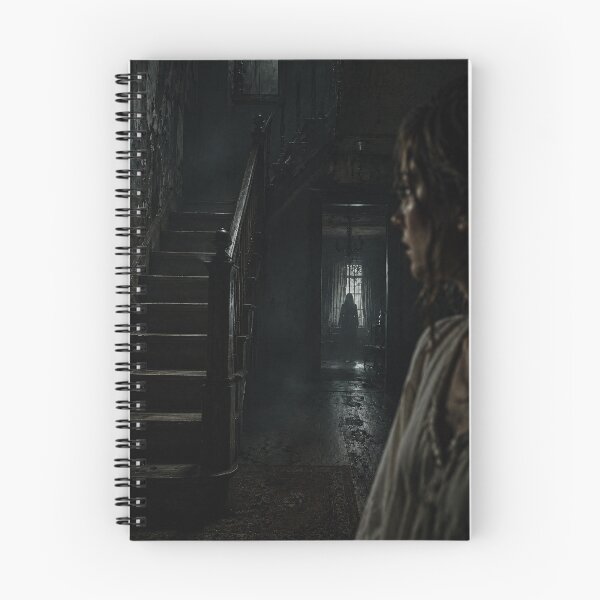 Item preview, Midnight Presence – Haunted Hallway Horror Poster designed and sold by LoomLite.