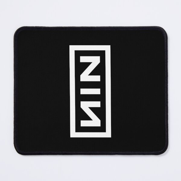 Item preview, White on Black - Logo band 'NIN' Merchandise designed and sold by Vascones.