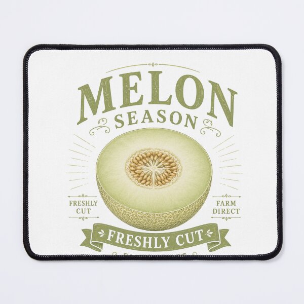 Item preview, Melon Season Vintage Fruit Shirt, Freshly Cut Cantaloupe Graphic, Farm Fresh Design designed and sold by Backsay.