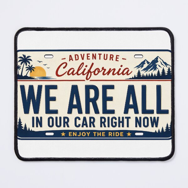 Item preview, Family Road Trip Adventure License Plate | Travel Lover Camping Vacation Design designed and sold by DrimitStore.