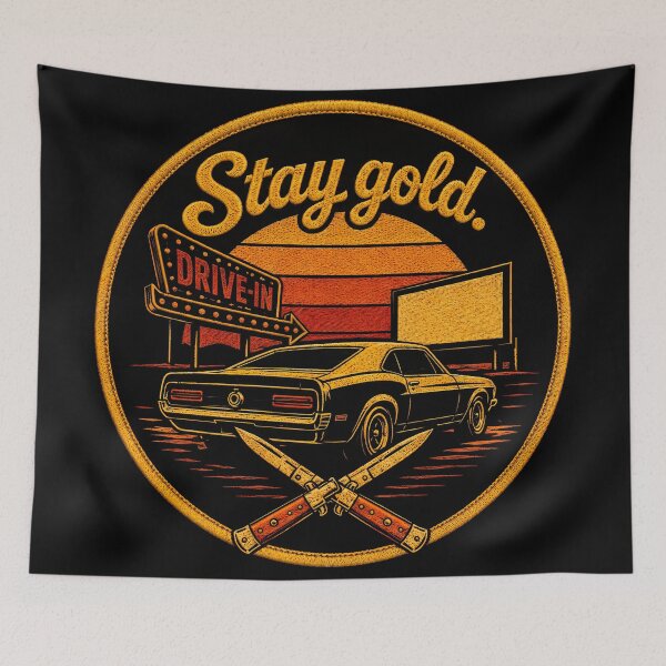 Item preview, 1960s Greaser Denim Patch designed and sold by agearb.