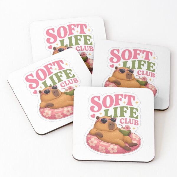 Item preview, Soft Life Club Capybara designed and sold by Raphaiel.