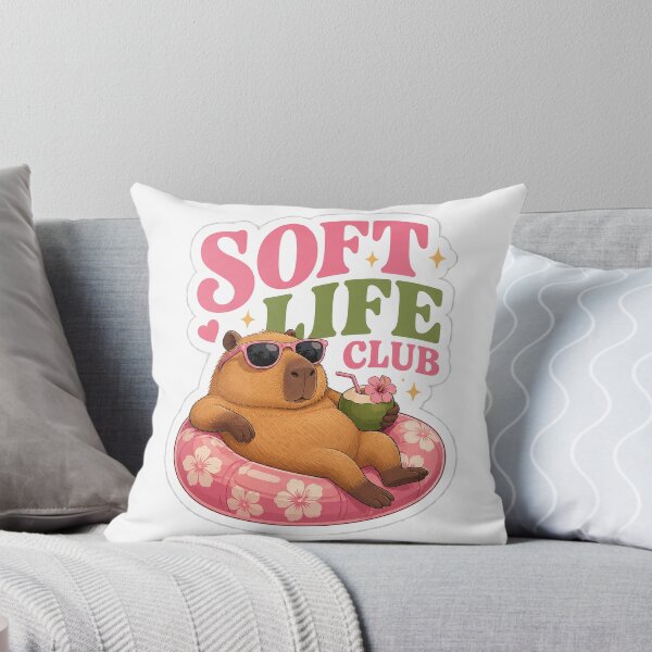 Item preview, Soft Life Club Capybara designed and sold by Raphaiel.
