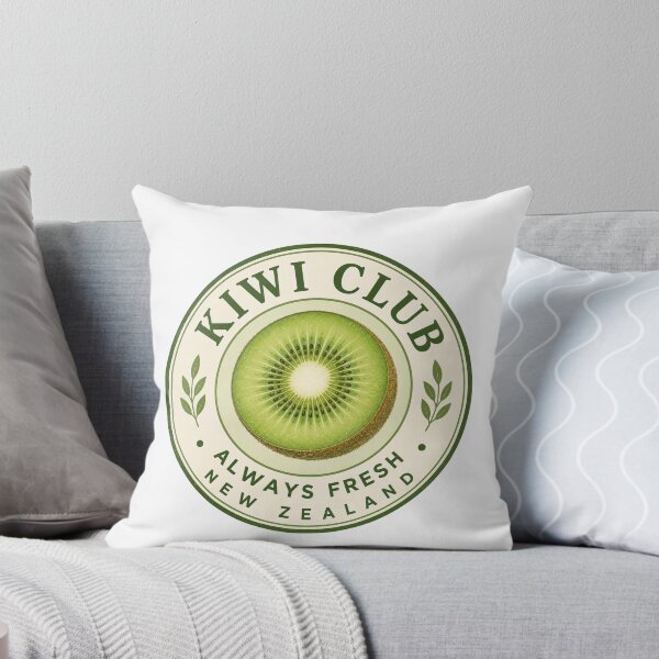 Item preview, Kiwi Club New Zealand Shirt, Fresh Kiwi Fruit Graphic, Vintage Produce Badge Design designed and sold by Backsay.