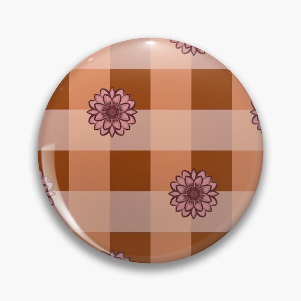Item preview, Hand drawn flower repeating checkered pattern cute and chic designed and sold by StudioSamanthaa.