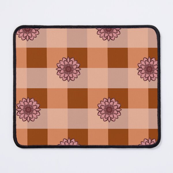 Item preview, Hand drawn flower repeating checkered pattern cute and chic designed and sold by StudioSamanthaa.