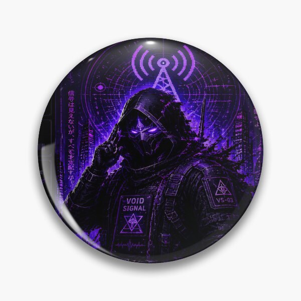 Item preview, Void Signal (Series 9) - Cyberpunk Interstellar Netrunner Frequency Art designed and sold by RiteshCenter.