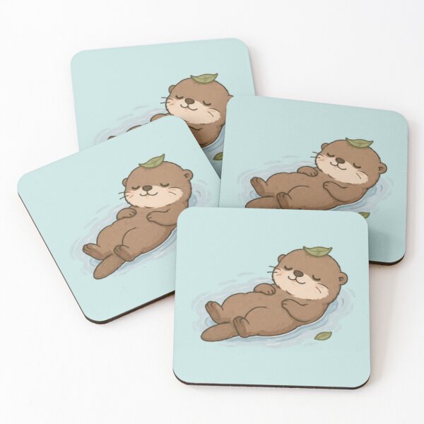 Item preview, Cute Floating Otter designed and sold by MellowMunchkins.