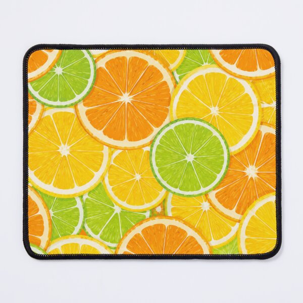 Item preview, Citrus Slice Pattern | Orange Lemon Lime Summer Fruit Collage designed and sold by Backsay.