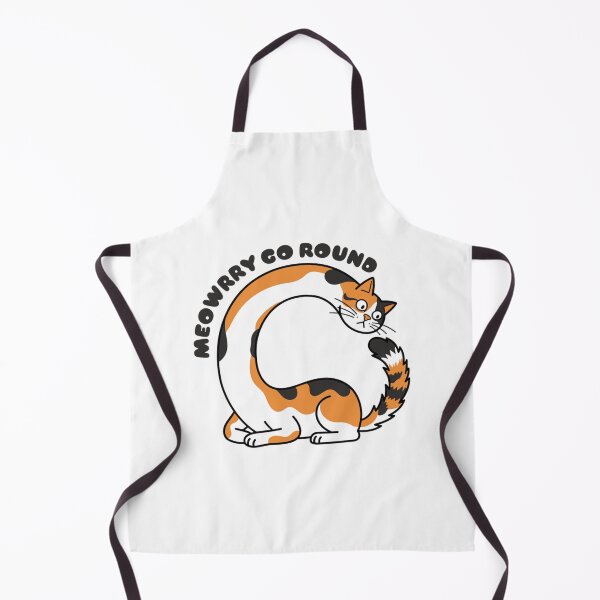 Item preview, Meowry Go Round Funny Calico Cat Pun designed and sold by Scorviouz.