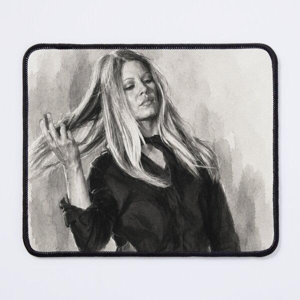 Item preview, Brigitte Bardot Western Gunslinger Watercolor Art Print designed and sold by Vicky021.