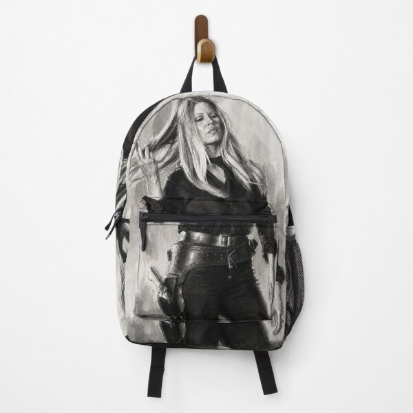Item preview, Brigitte Bardot Western Gunslinger Watercolor Art Print designed and sold by Vicky021.