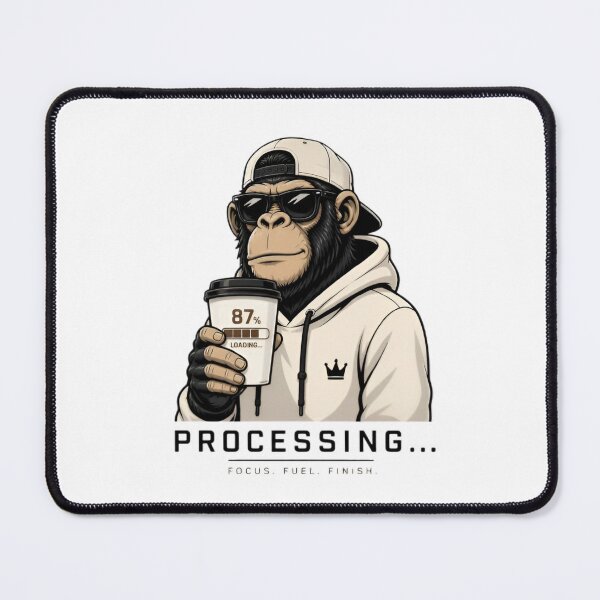 Item preview, Processing Ape Coffee Monkey Graphic designed and sold by ApePop.