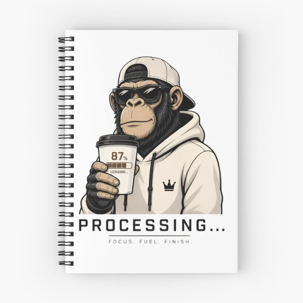 Item preview, Processing Ape Coffee Monkey Graphic designed and sold by ApePop.