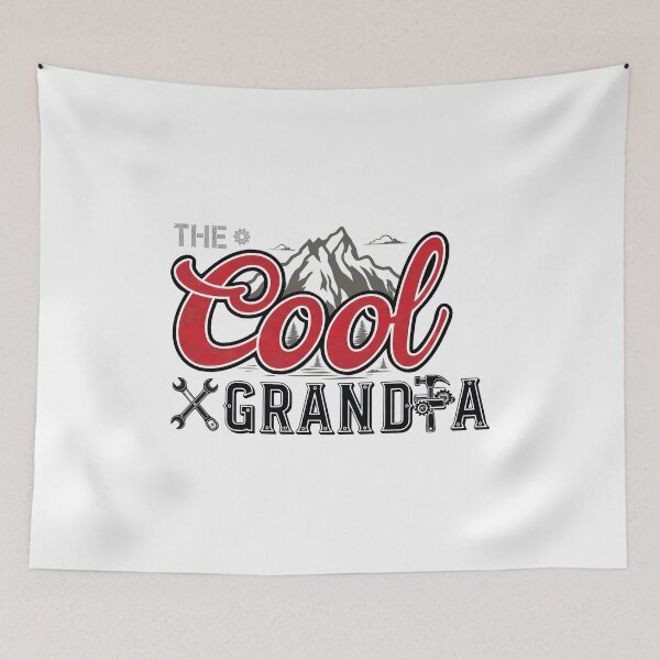 Item preview, The Cool Grandpa Mountain Vintage Style designed and sold by TokyoAyashi.