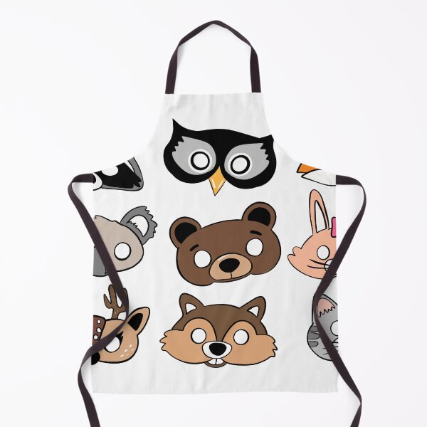 Item preview, Cute Woodland Animal Masks Kids Birthday Party Sticker Pack designed and sold by LYAN-STORE.