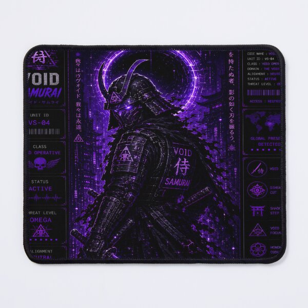 Item preview, Void Samurai (Series 9) - Cyberpunk Interstellar Mecha Ronin Warrior Art designed and sold by RiteshCenter .