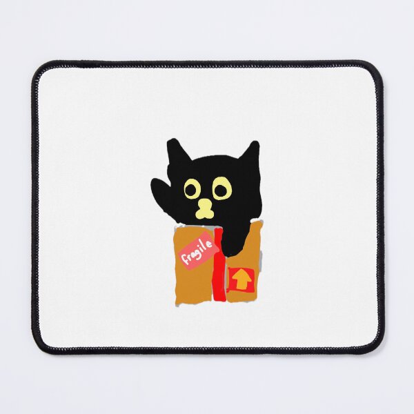 Item preview, cute cat in box designed and sold by sirspacecow3rd.