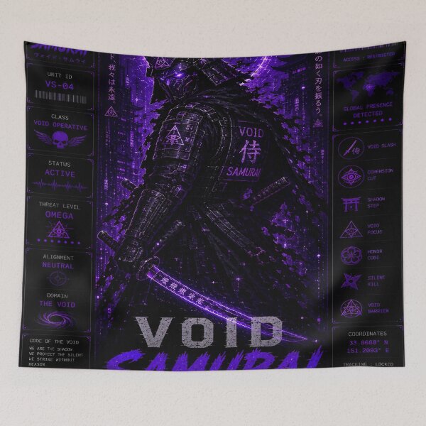 Item preview, Void Samurai (Series 9) - Cyberpunk Interstellar Mecha Ronin Warrior Art designed and sold by RiteshCenter.