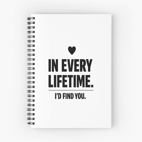 Item preview, In Every Lifetime I'd Find You – Minimalist Romantic Quote designed and sold by Lovestickerco.