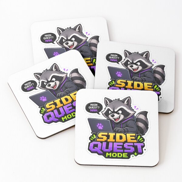Item preview, Side Quest Mode Raccoon designed and sold by Raphaiel.