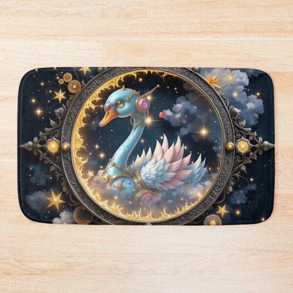 Item preview, Celestial Clockwork Swan – Dreaming Beyond the Stars designed and sold by nicky2342.