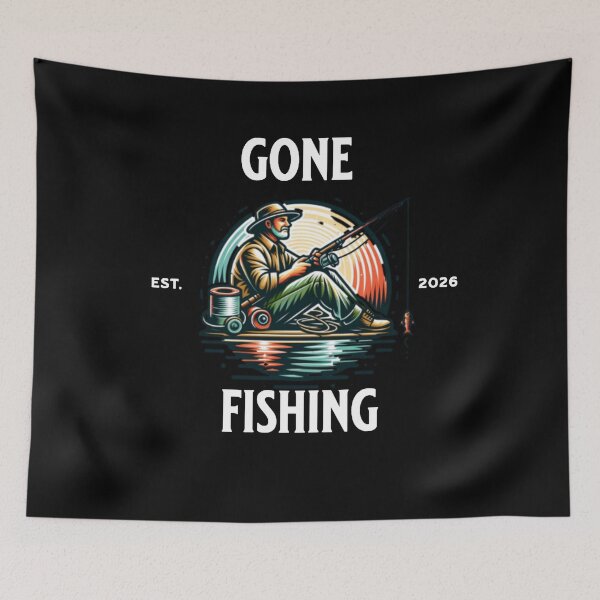Item preview, Gone Fishing  designed and sold by TheEndDesign.