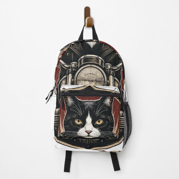 Item preview, Tuxedo Cat Motorcycle Rider designed and sold by TVEX19.